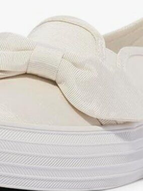 Women's Triple Decker Sneakers with Floral Appliques and Platform